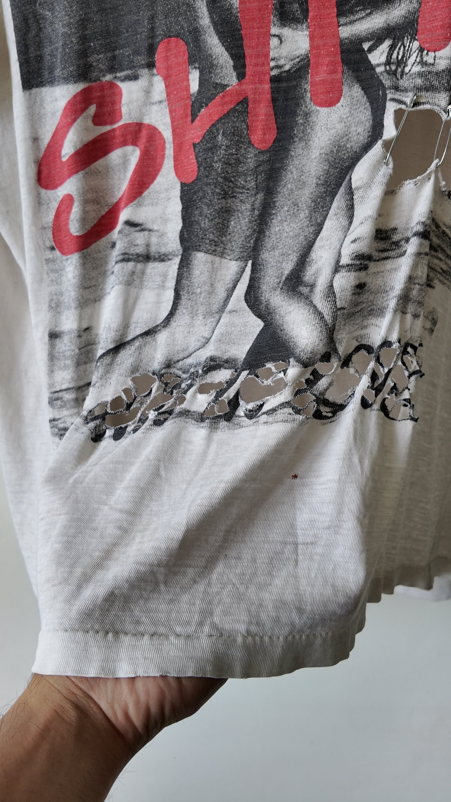 90's Distressed "Shit" Shirt