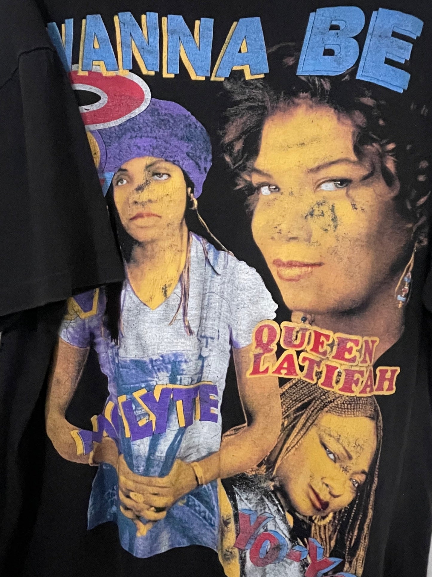 Wanna Be Down- MC Lyte, Yo-Yo, Queen Latifah Bootleg Rap Tee
