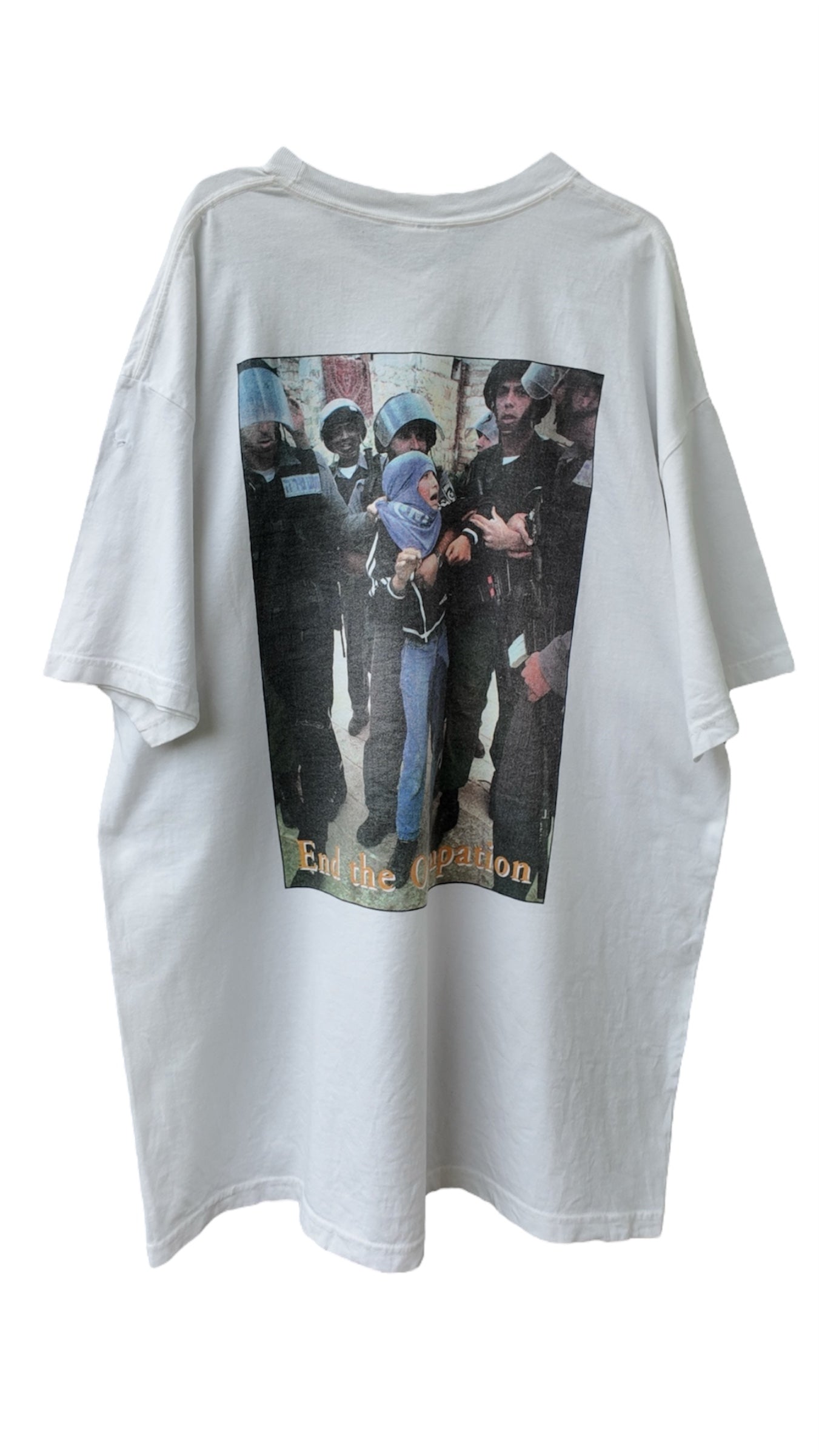 Vintage "Peace In The Middle East; End The Occupation" Shirt