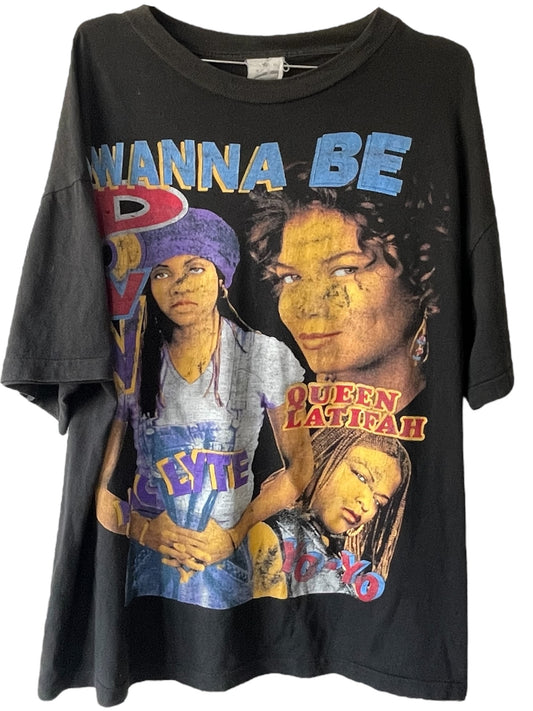 Wanna Be Down- MC Lyte, Yo-Yo, Queen Latifah Bootleg Rap Tee