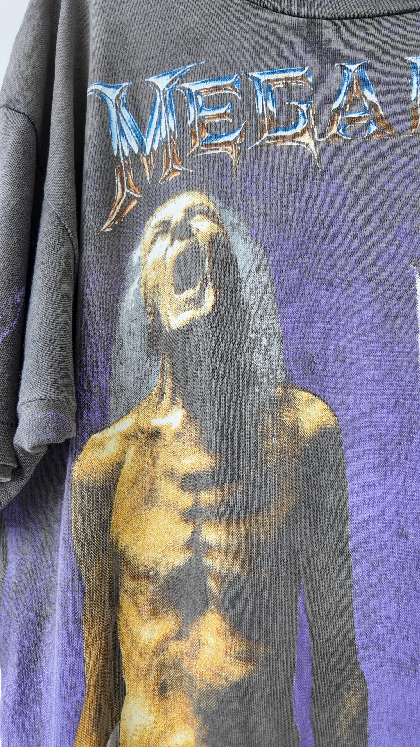 1992 Megadeth "Countdown to Extinction" Album All Over Print Shirt