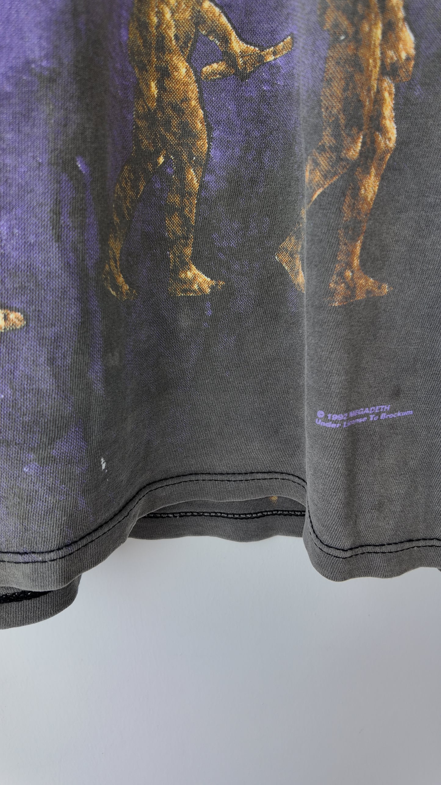 1992 Megadeth "Countdown to Extinction" Album All Over Print Shirt