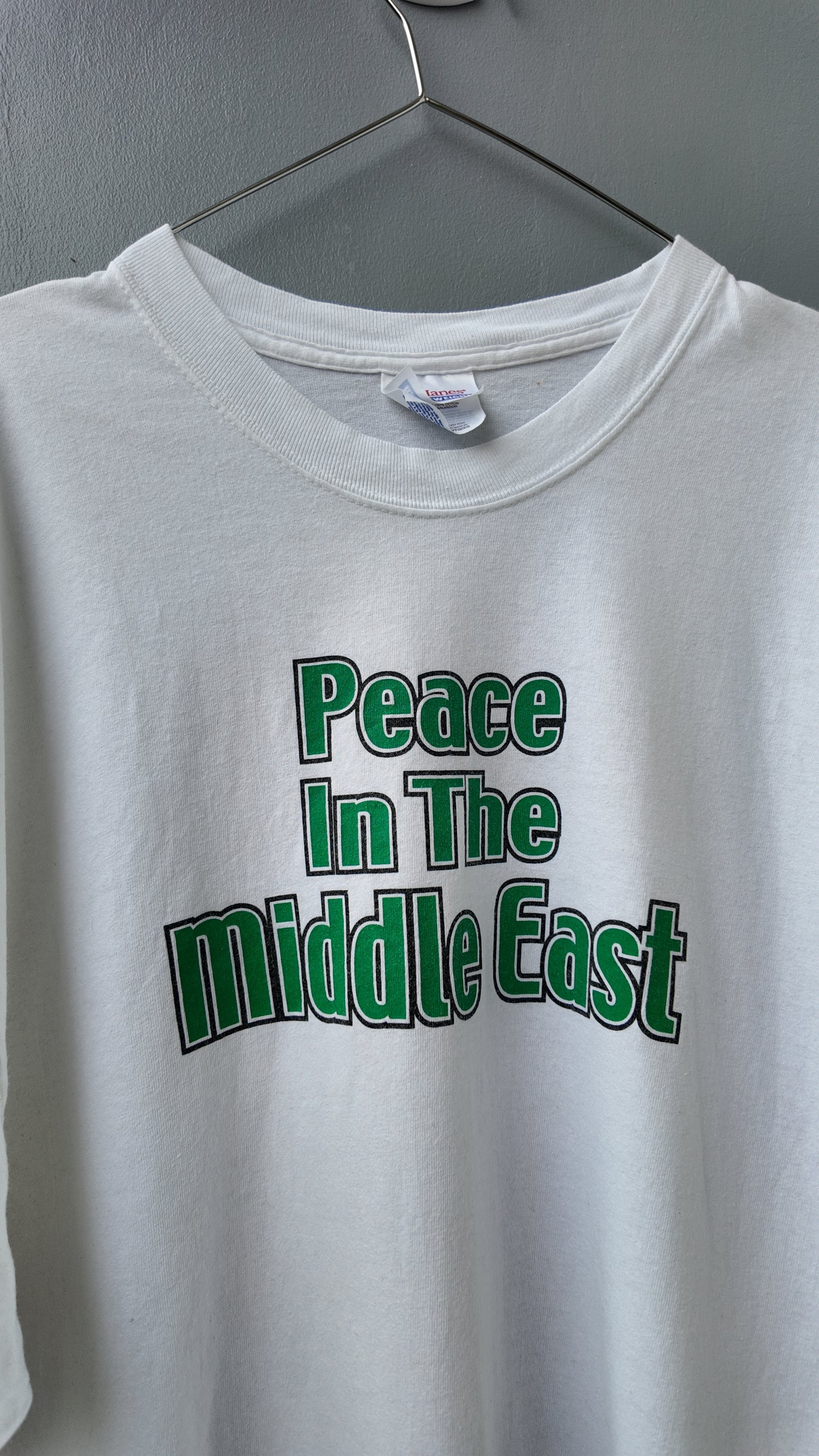 Vintage "Peace In The Middle East; End The Occupation" Shirt