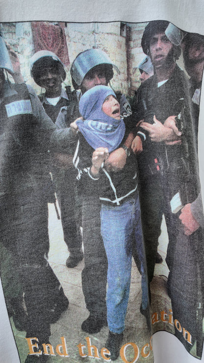 Vintage "Peace In The Middle East; End The Occupation" Shirt