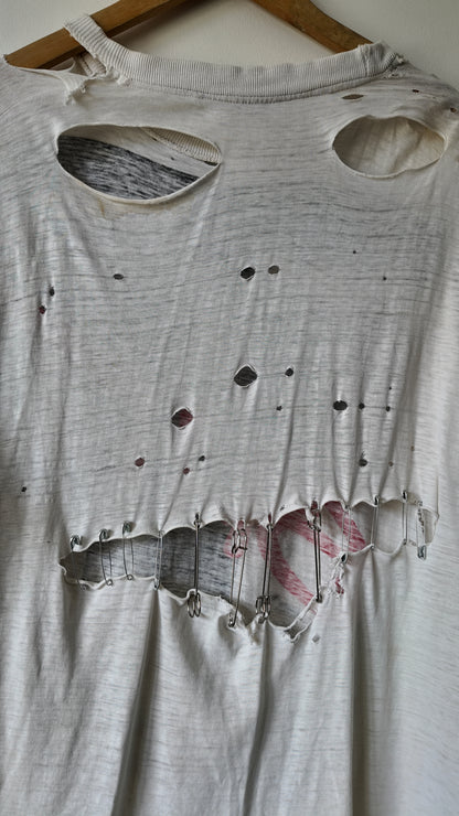 90's Distressed "Shit" Shirt