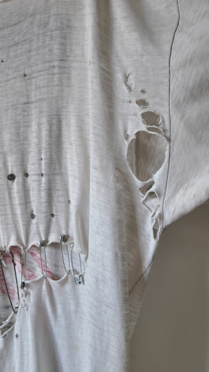 90's Distressed "Shit" Shirt