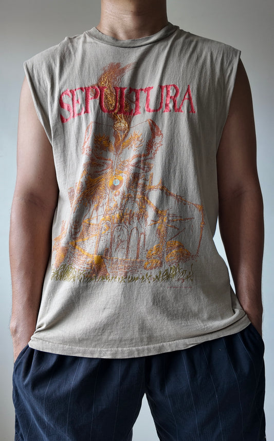 1991 Sepultura Arise Chopped Sleeves