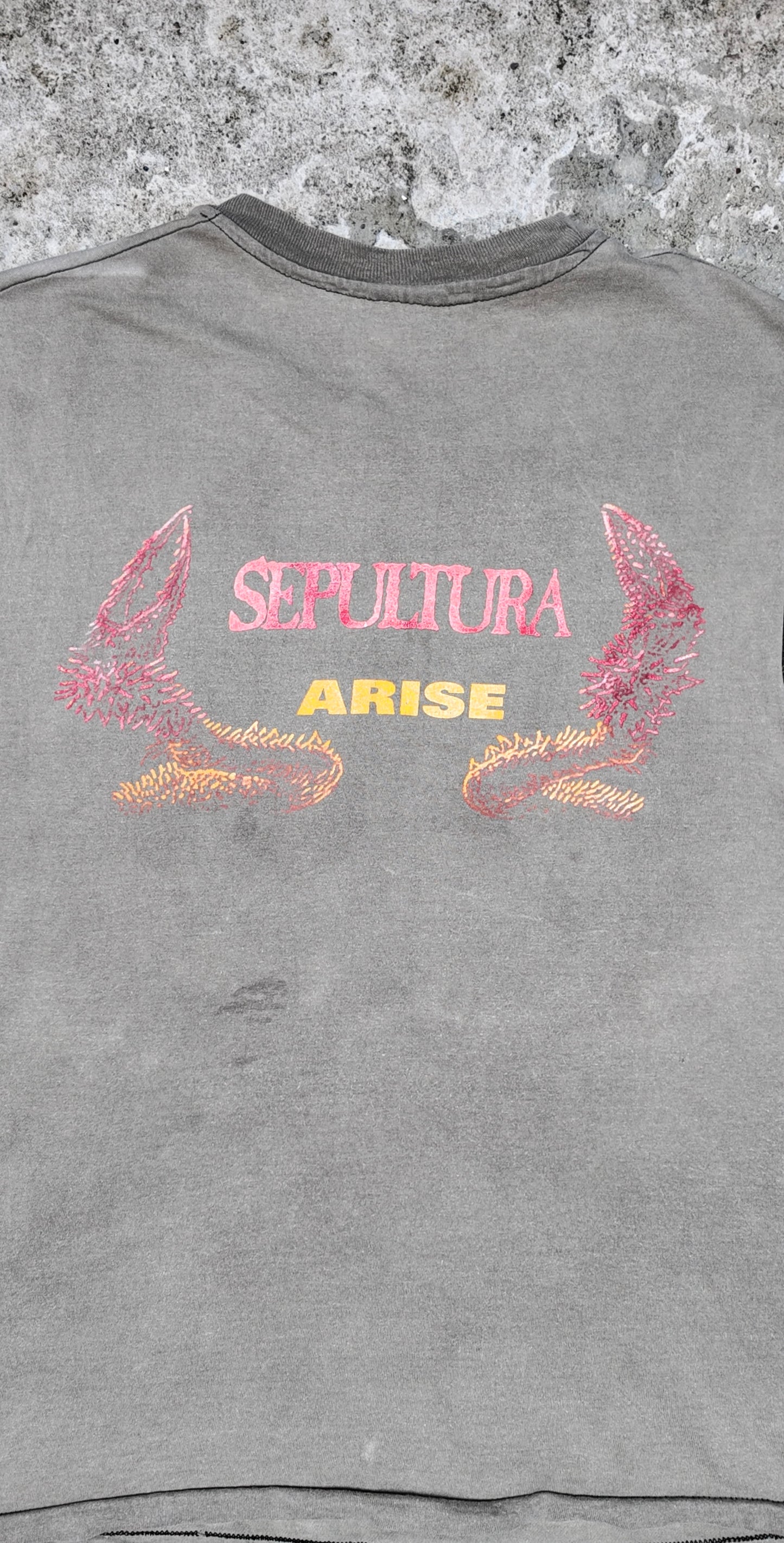 1991 Sepultura Arise Chopped Sleeves