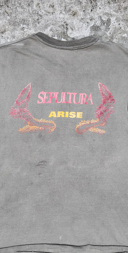 1991 Sepultura Arise Chopped Sleeves