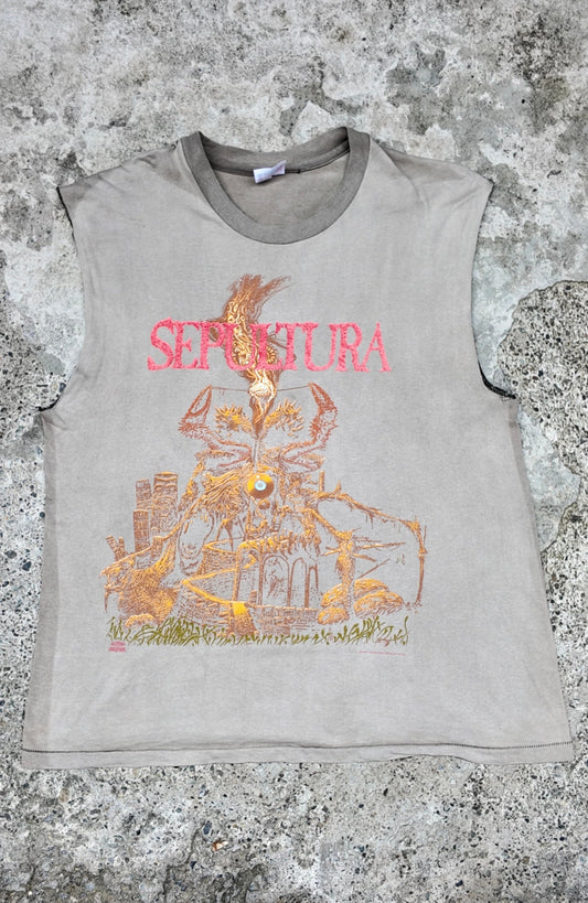 1991 Sepultura Arise Chopped Sleeves